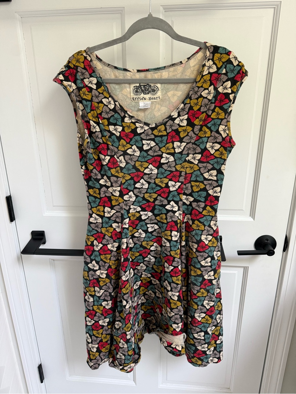 Effie's Heart Floral Midi Dress in Black, Red, Yellow, Teal, Cream